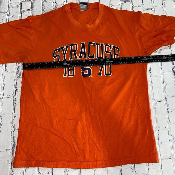 Old Varsity T-Shirt Unisex Color No Size Orange Syracuse 1870 Raised Letters - Picture 7 of 8